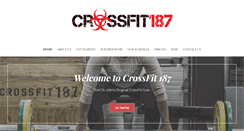 Desktop Screenshot of crossfit187.com